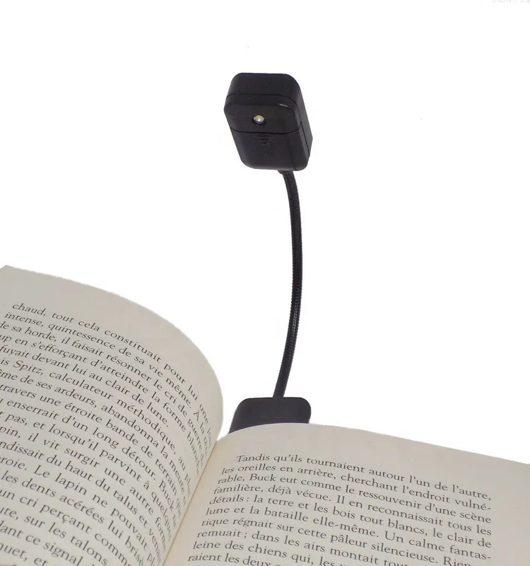 
LED Clip Light Mini Super Bright Battery Powered Flexible Eye-Care and Portable Night Reading Lamp 