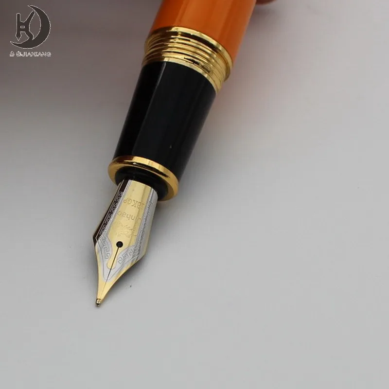 jinhao 159 high quality heavy chunky advertising calligraphy writing pen custom logo promotional fountain pen