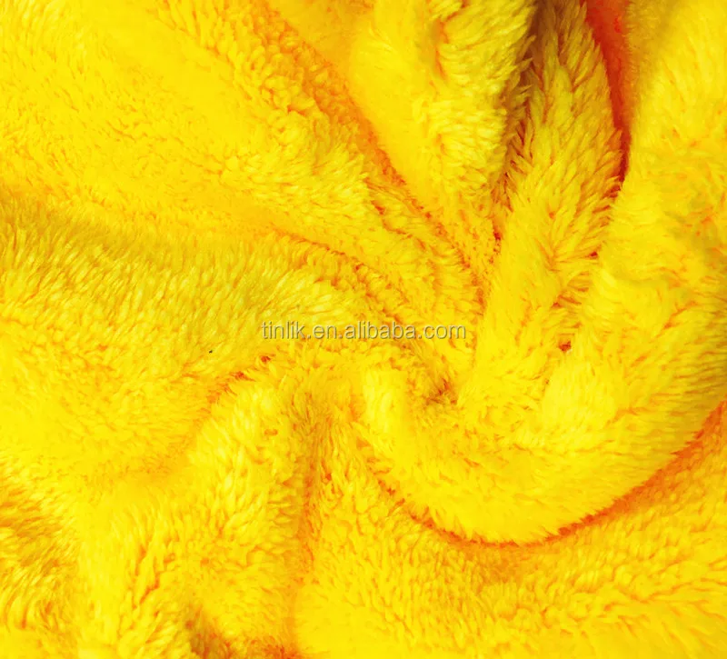 16'*16' 500GSM Microfiber Coral Fleece Auto Detailing Car Interior and Outside Cleaning Towel Cloth
