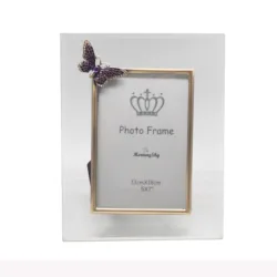 Hongxin butterfly wedding decorative glass picture photo frame