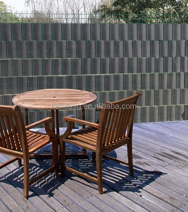 Privacy protection screen fence strip Double Rod Mat Polypropylene Privacy Wind Screen Windbreak