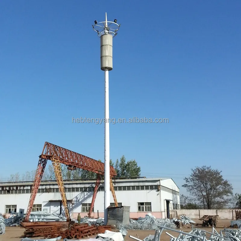 25m 30m 40m meter Lowes Antenna 5G 4G Steel Mast Pole Monopole TV Radio Telecom Lattice Self Supporting MW Tower