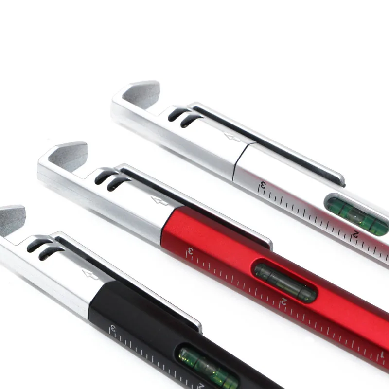 5 в 1 инструмент ручка уровень линейка отвертка держатель для телефона и весы многофункциональная пластиковая ручка