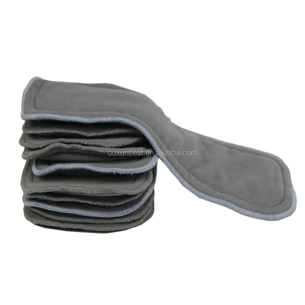  Многоразовые подгузники Natucare с бамбуковым углем для карманных подгузников и чехлов