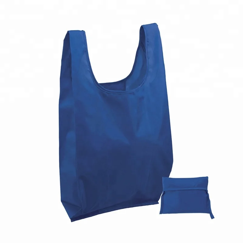 China Manufacturer Custom Logo Printed Polyester Nylon Foldable Christmas Shopping Tote Bag