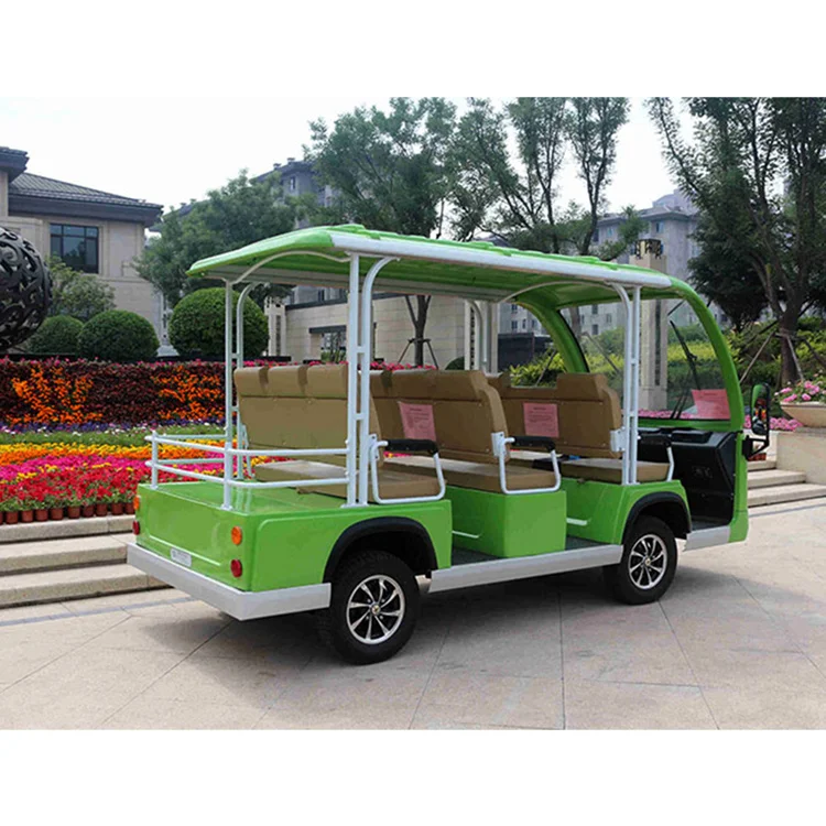 wholesale 8 seats Electric Enclosed Sightseeing Car for battery operated