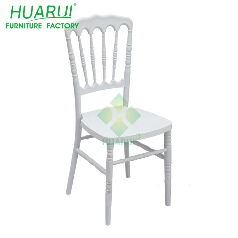 Metal Core Resin Stackable Napoleon Chair