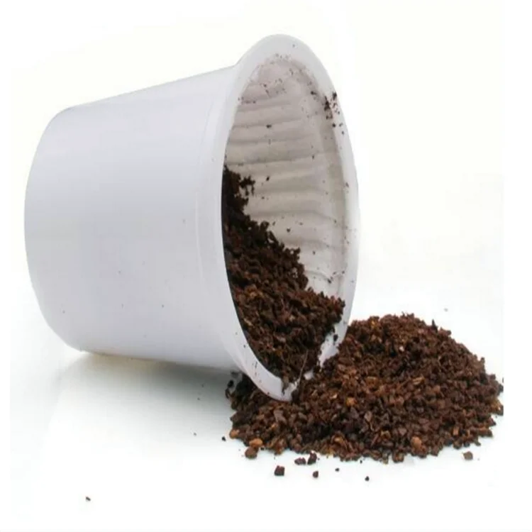 Newest empty coffee capsule disposable plastic coffee powder capsule for nespresso machine