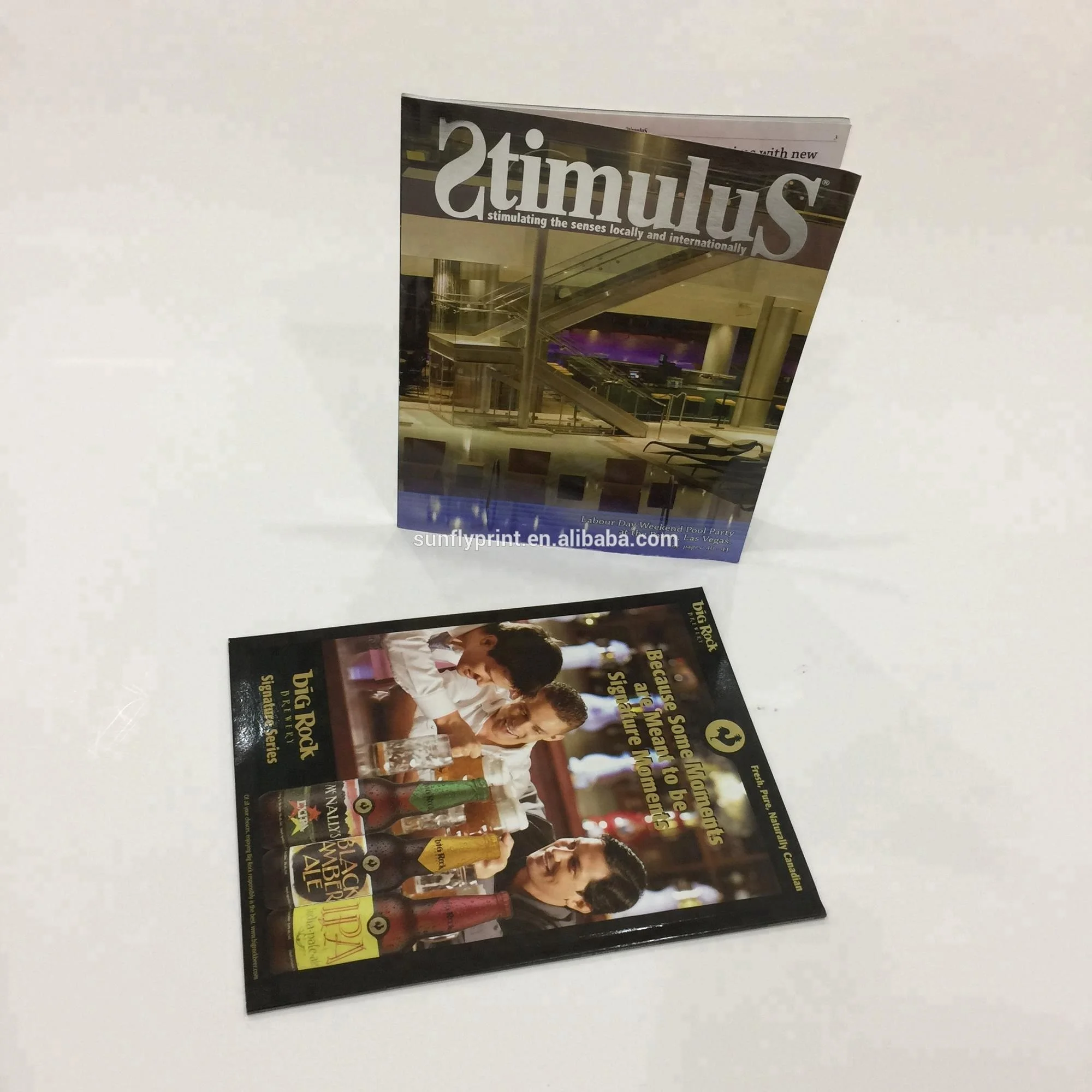 Chinese Manufacturer Art Paper Paperback book Magazine Printing services online in China