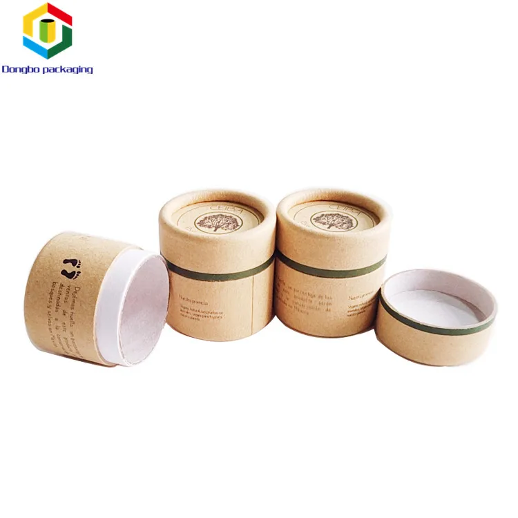 Eco-Friendly Cosmetic Paper Tube Packaging Container For Face Jars
