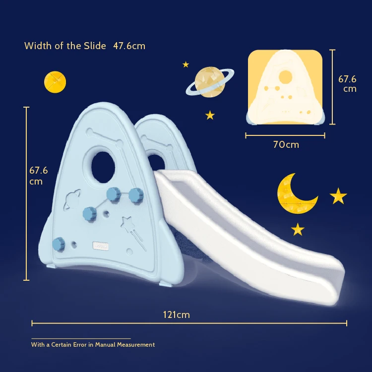 
Indoor small slides for baby plastic children slide kids home plastic slide 