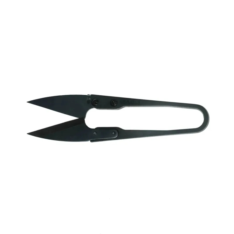 Factory Directly Sales TC-805B Plastic Handle Yarn Scissor Black Blade Clipper Golden Eagle Trimmer