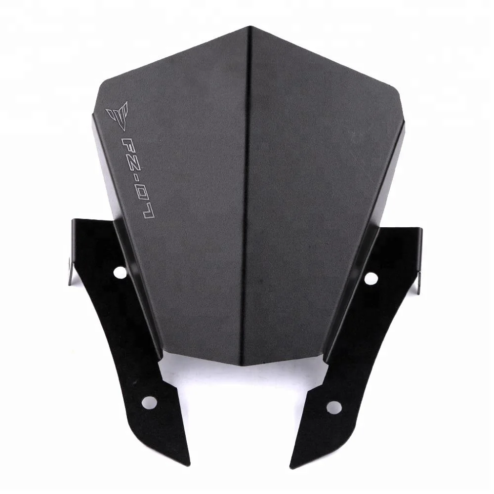 CNC aluminum alloy cutting parts  motorcycle windshield for Yamaha MT07 motorcycle windshield