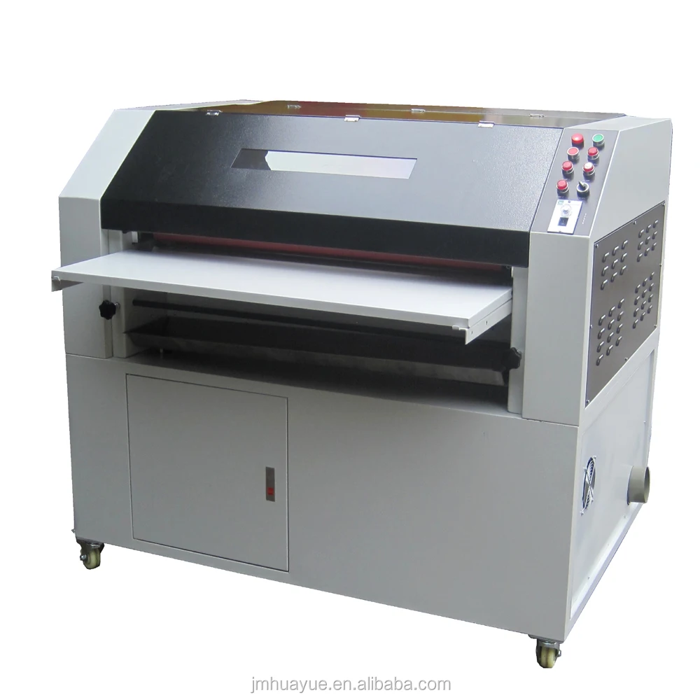 36 inch coater machine uv lamp curing  glossy effect coating uv roller press machines