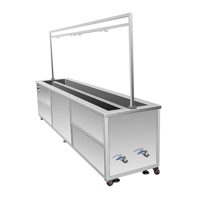 3 meter cleaning tank ultrasonic cleaner for dirty window blind curtain 300L dual tank ultrasonic cleaning machine