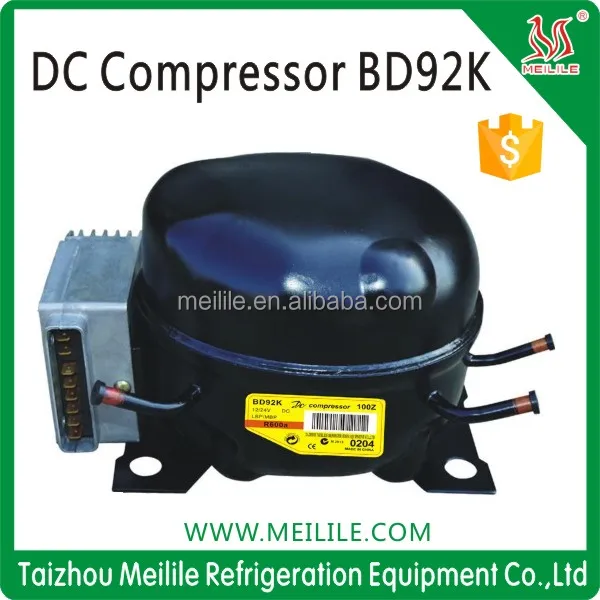 
BD92K DC Compressor R600a DC12V/24V/36V refrigerator freezer compressor 