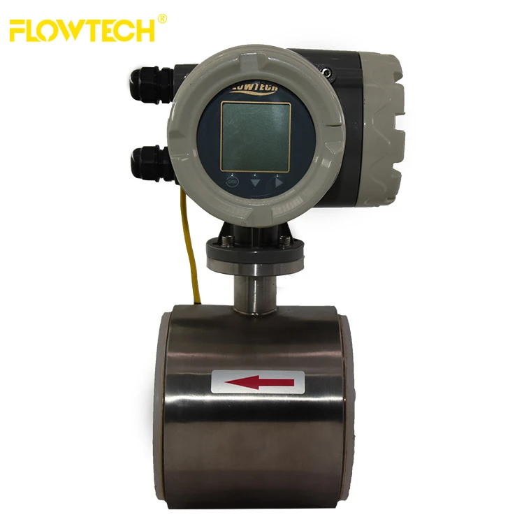 OEM flow meter electromagnetic flow meter water injection sanitary wine milk