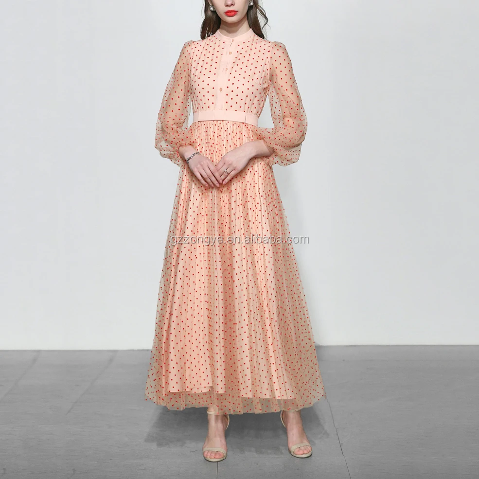 Print Boho long Sleeve Women Dress