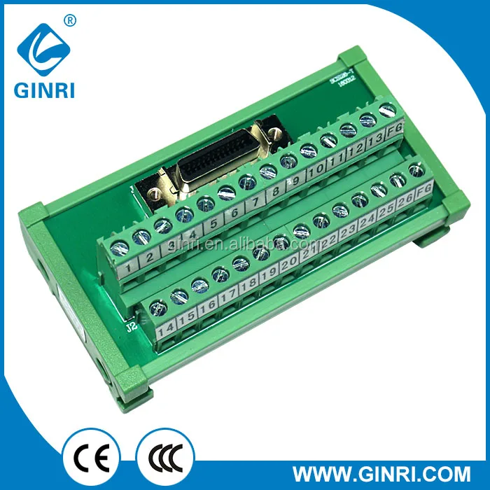 26-pin MDR/TB Interface Module, SCSI Connector-Teminal Block Conversion Unit,Convertor,Breakout Board JR-26TSC