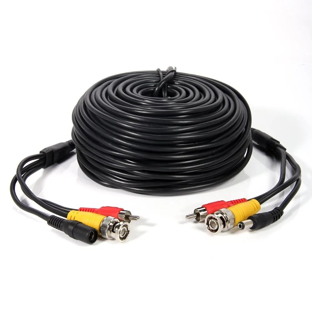 Audio Video Power Cable bunker hill security cctv camera extension cable