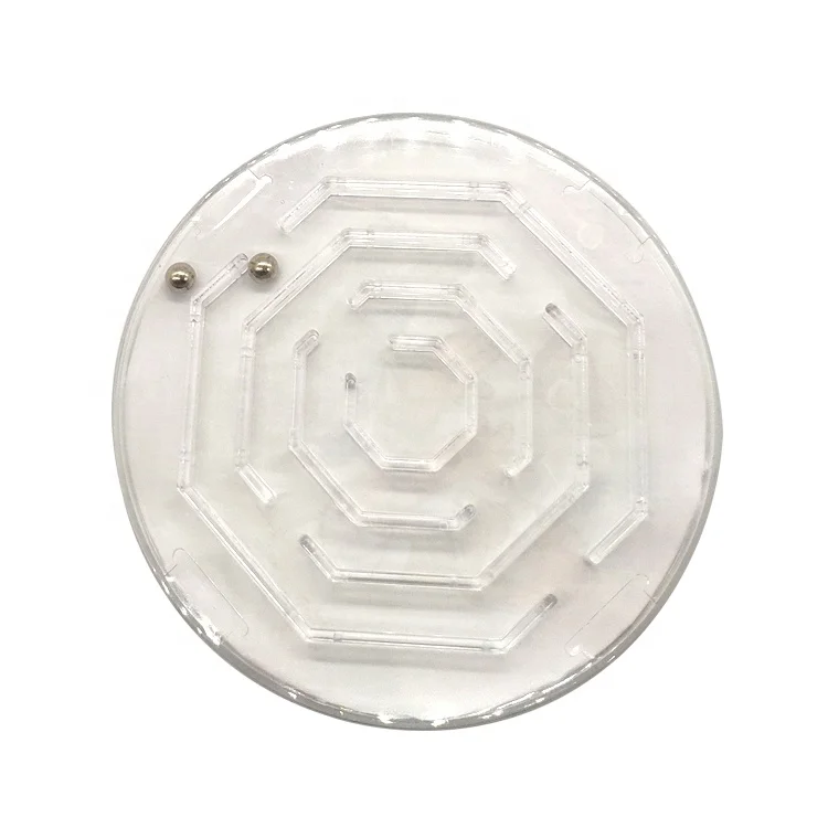 Labyrinth board game maze solitaire balance Plastic Mini Pinball customized marble brain puzzle challenging toys kids toddles