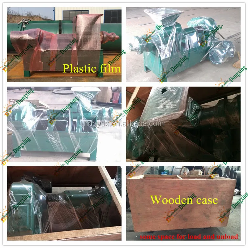 package of biochar briquette machine