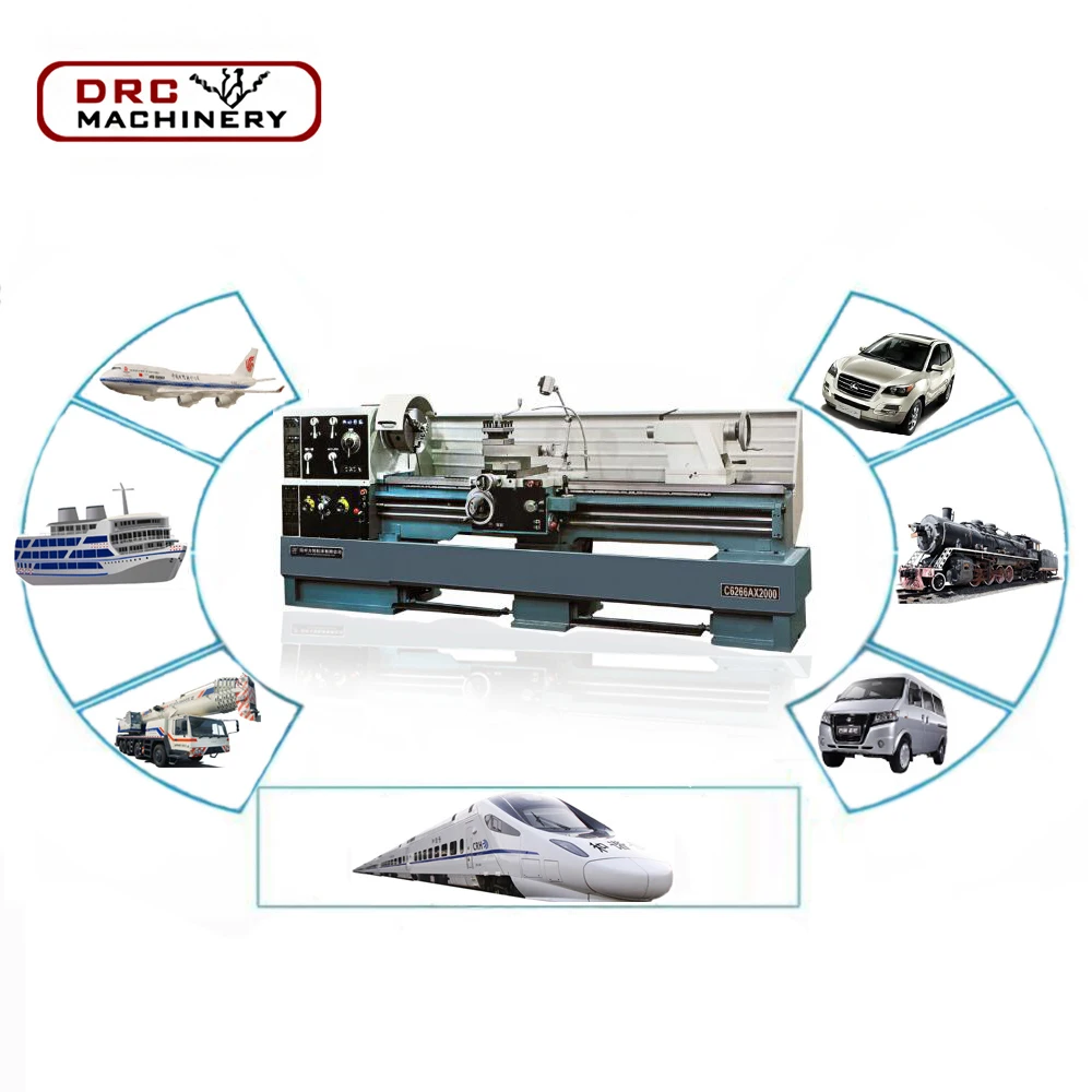 No. DRC C6266A High Precision Metal Bench Lathe Lightweight Thread Making Lathe