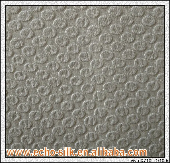 100% silk  cloque jacquard classical silk fabric for duchess dress