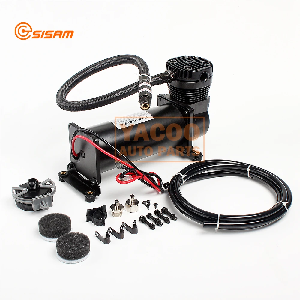 Remote Mount Air Filter 12V 6 bar Car Air Suspension Compressor with Air Tank 12v Tyre Inflator 6 Bar for Horn