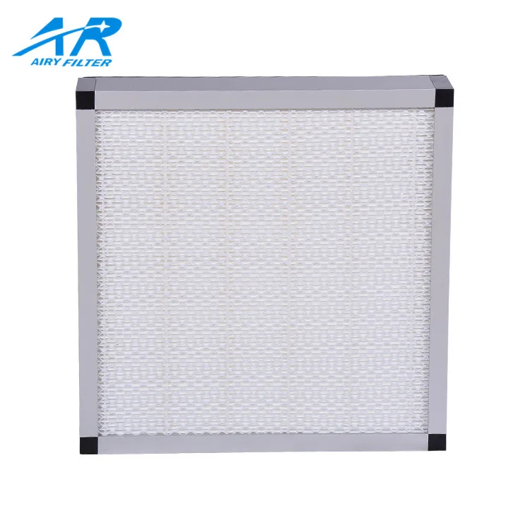 High Efficiency  Minipleated Hepa Filter  In Cloth