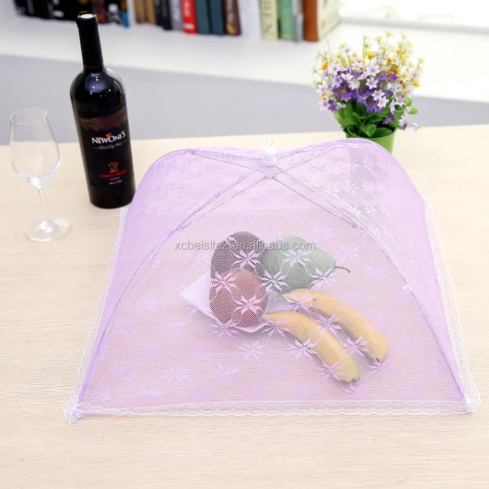 Plastic mesh food cover Material polyester food tent cover