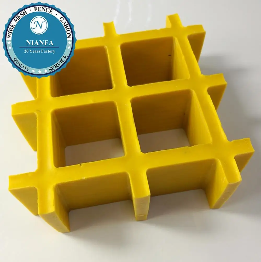 
Poultry Feeding small hole 38*38mm molded fiberglass floor grating(Guangzhou Factory) 