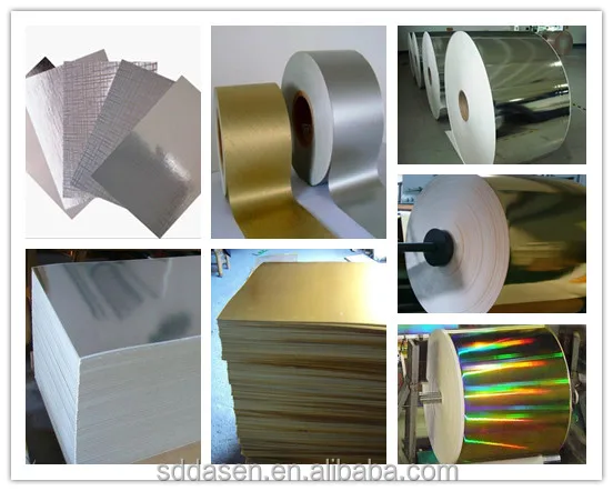 
duplex cigarette box use metallized paper board 