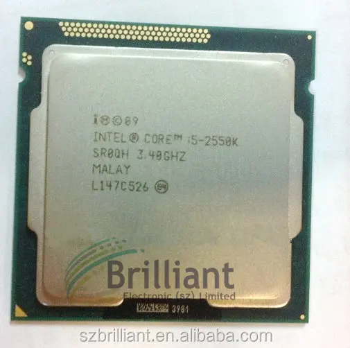 for lntel i5 2550K Quad Core 3.4GHz Socket LGA 1155 6MB Cache TDP 95W Processor