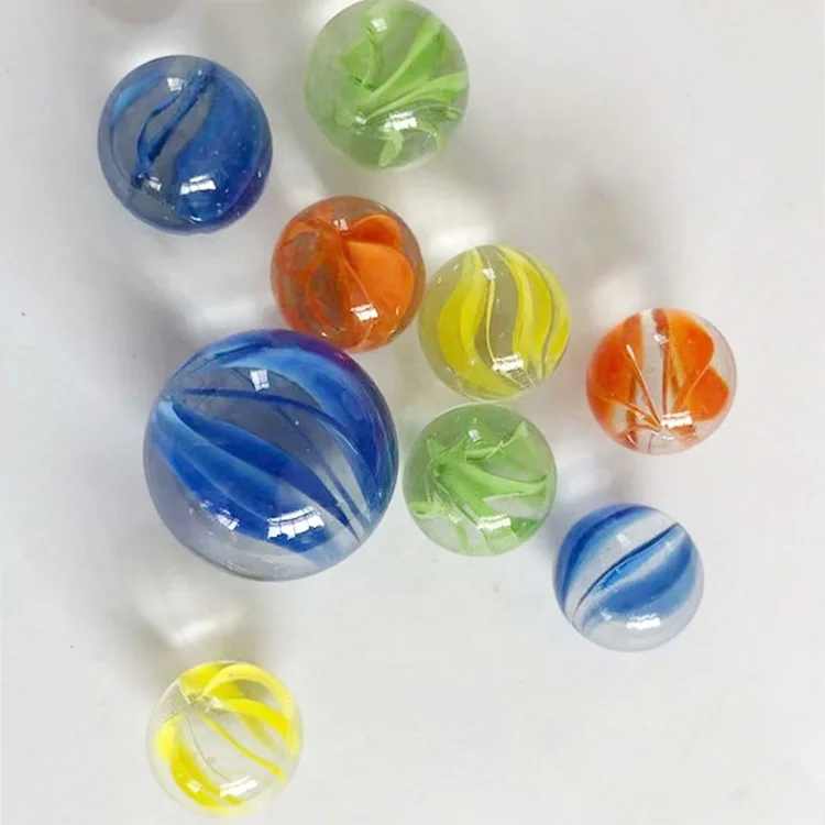Оптовая продажа, круглый цветной стеклянный шар, игрушка для продажи