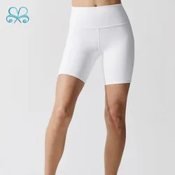 Best quality gym sport push up womens yoga white shorts
