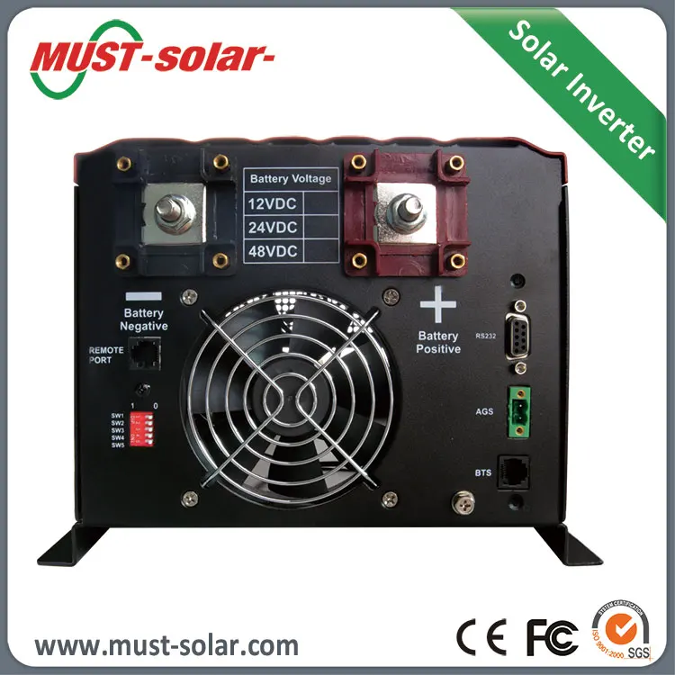 Hot selling! 25000 watt 24v dc to ac 240v pure sine wave power inverter with PV charger