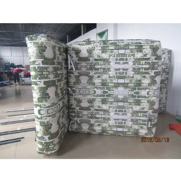 Air Ball Bunker / Inflatable Paintball Obstacle For Paintball Arena Games