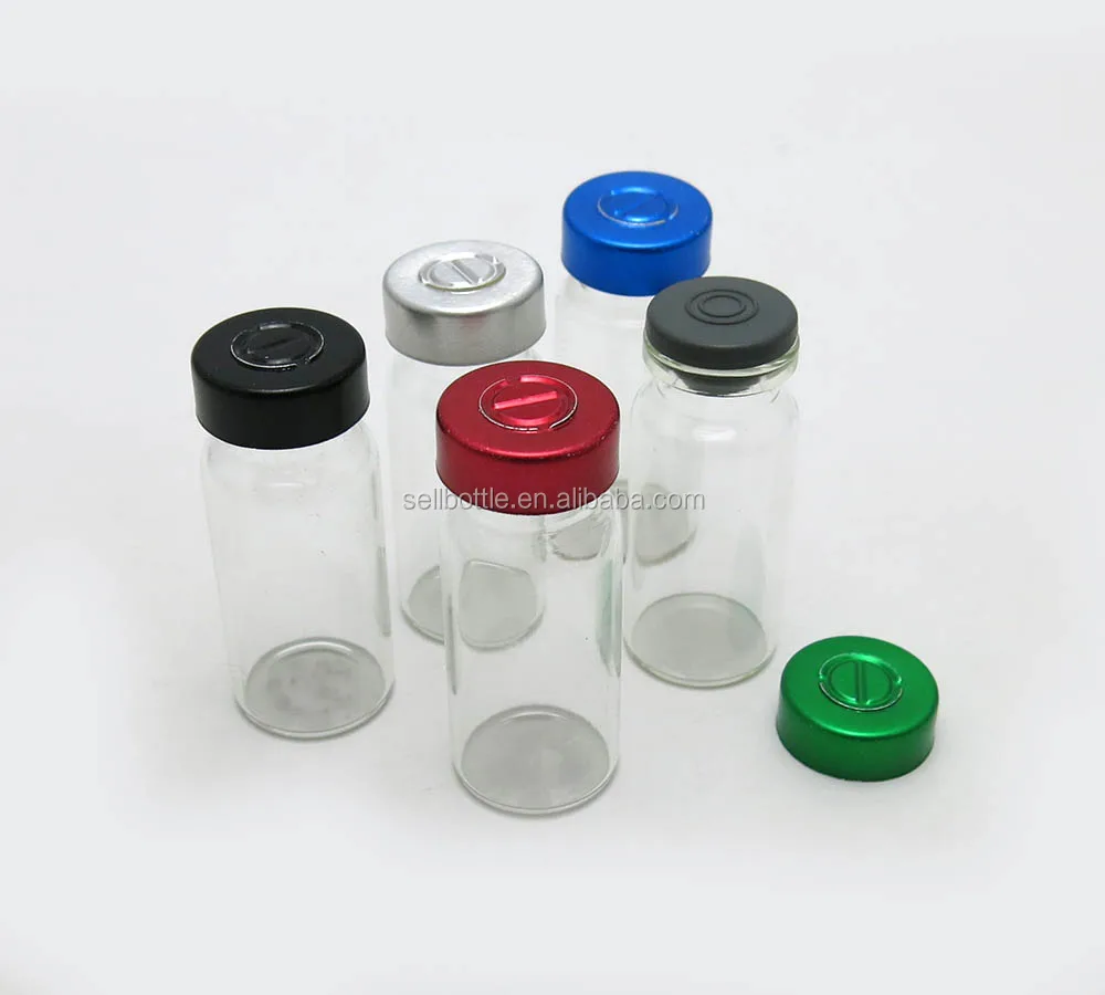 
New fashion 10ml pharmaceutical vial glass for steroids with aluminum cap 