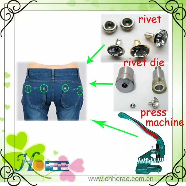 8mm rose color open-end crystal diamond rhinestone rivets for leather