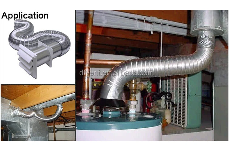HVAC air conditioning Aluminium flexible duct