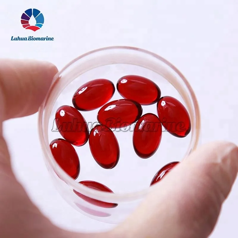 High astaxanthin and EPA/DHA omega3 krill oil capsule