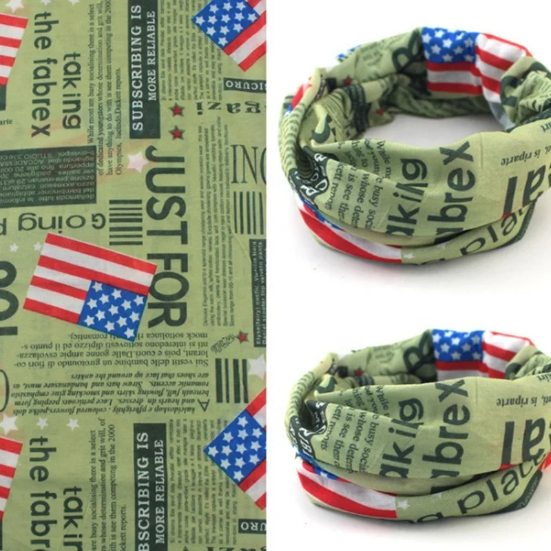 Seamless Magic Headband Neck Warmer Scarf Face Cover Skeleton Ghost Skull Balaclava Motorcycle Cycling Camouflage Pirate Bandana