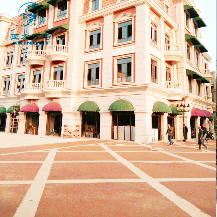 French style residential outdoor dome decorative villa house door and window fixed awning