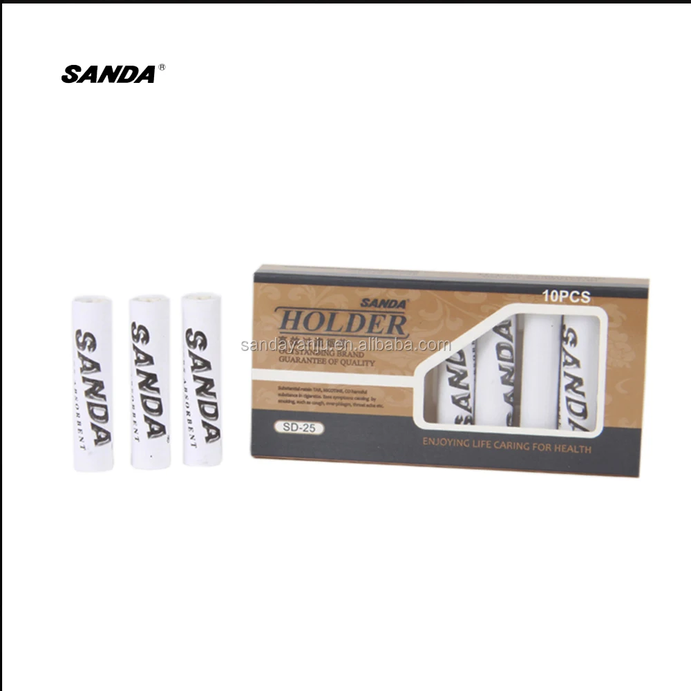 
SANDA 7mm/8mm Pipe Filter for Tobacco pipe, Cigarette holder and Herbal Rolling Filter 