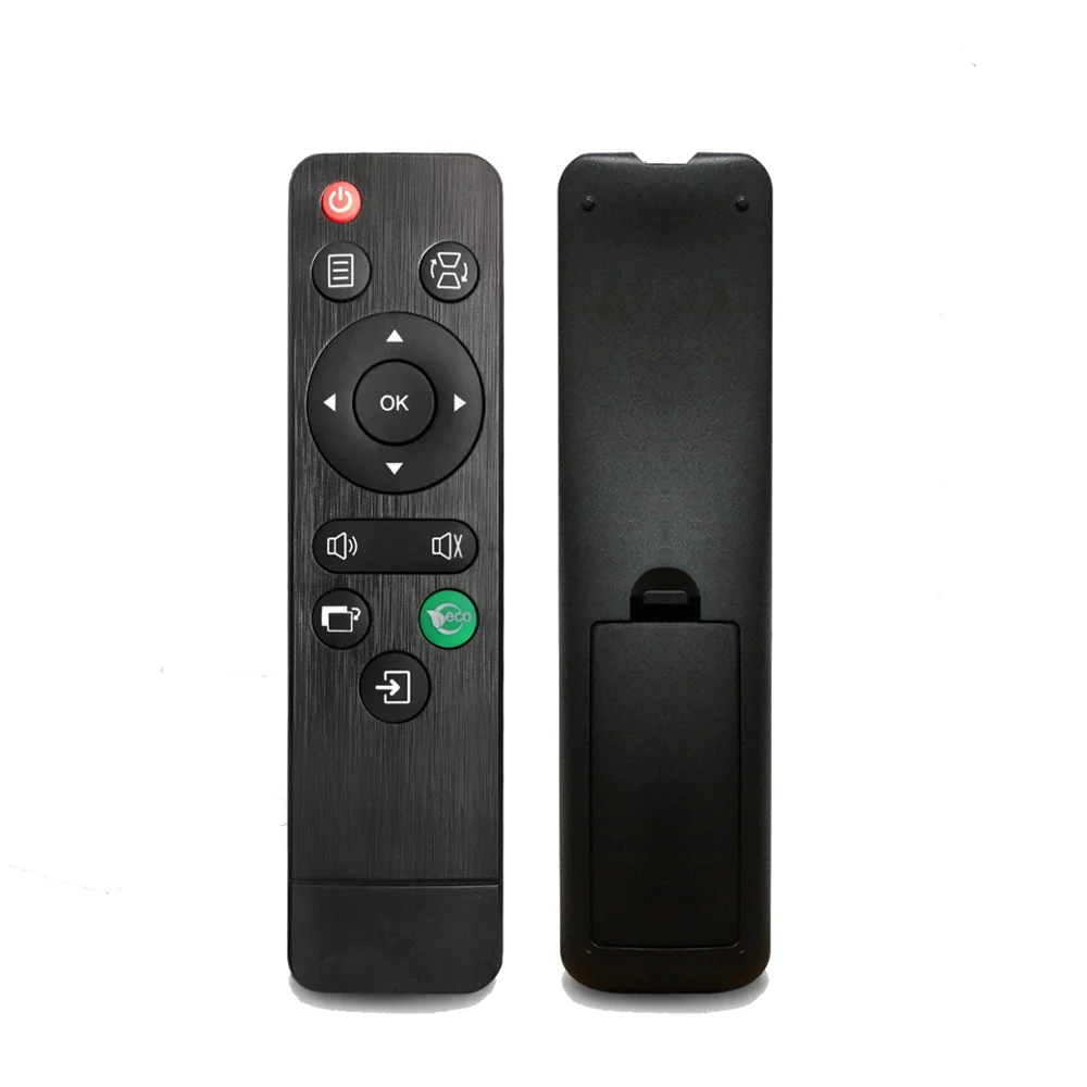 2019 customized black 14 keys IR remote control for television top box projector PC