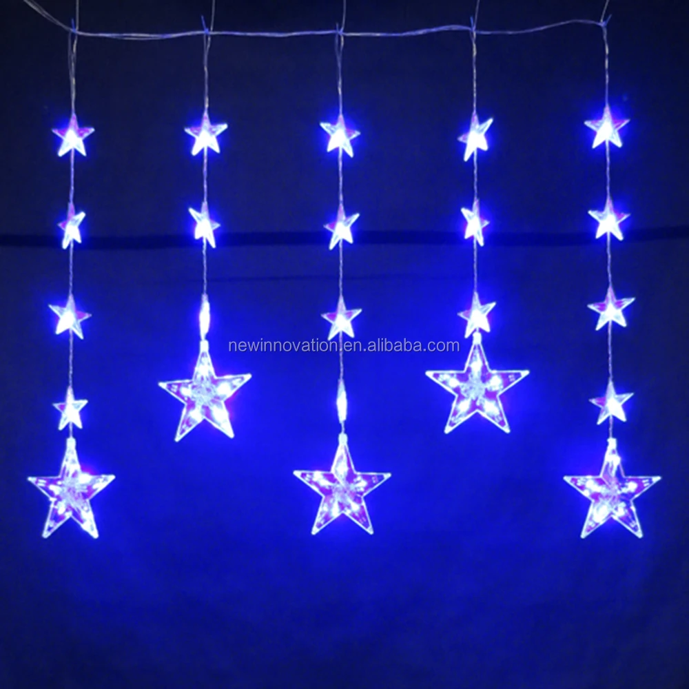 Пластиковые луна звезда занавес свет украшение партии