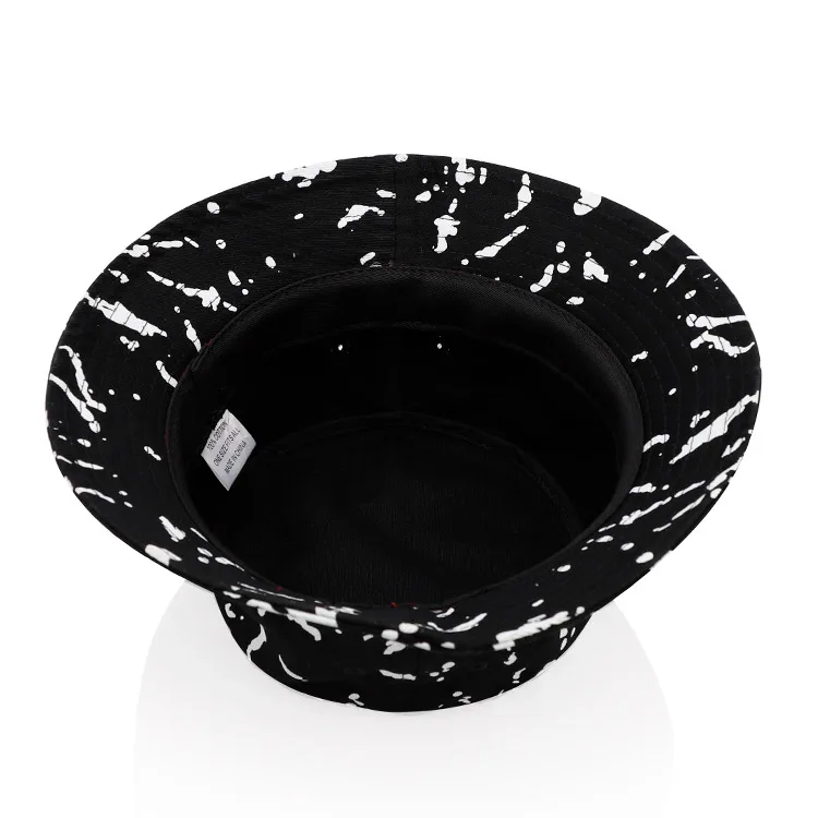 
2020 Custom Designer Summer Visor Cotton Flat Top Printed Fisherman Caps Black Men And Woman Bucket Hats 