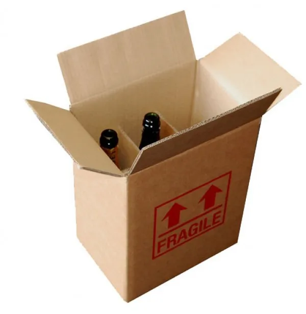 Custom printed 6 12 24 pack bottle wine beer cardboard corrugated packing carton paper box	corrugated packing box	corrugated pap
