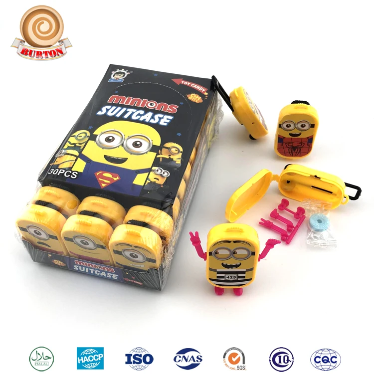 Миньон чемодан игрушка конфеты/смешная мультяшная форма конфеты